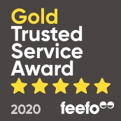feefo gold trusted service award 2020