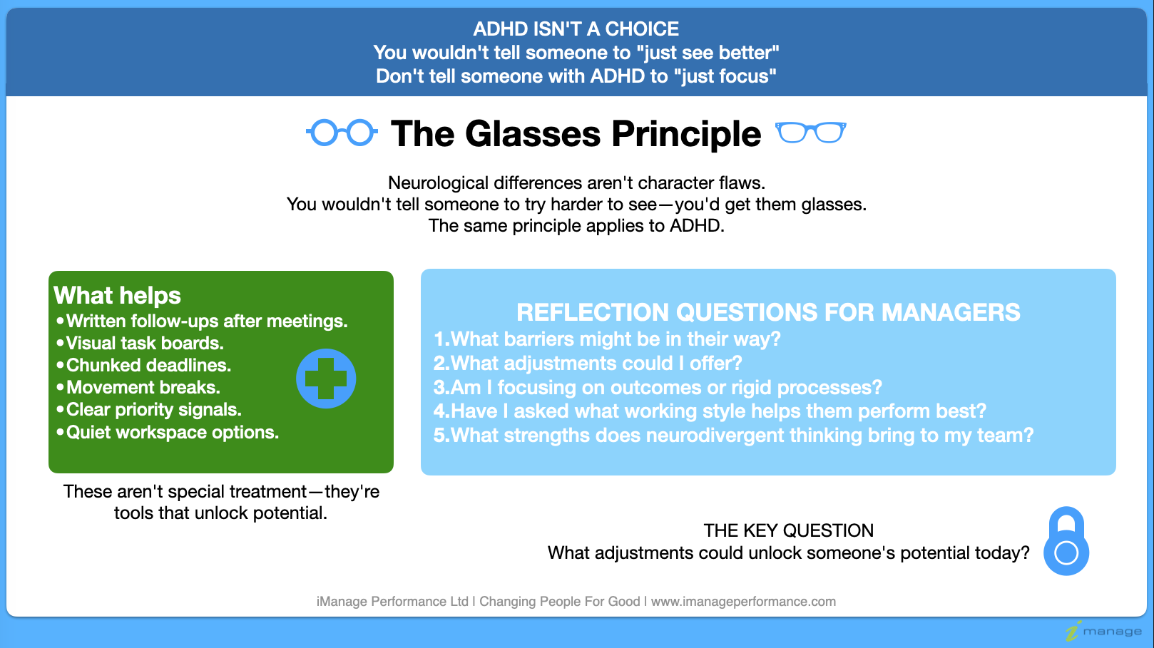 You Wouldn’t Tell Someone to “Just See Better”: Why ADHD Needs Accommodation, Not Advice